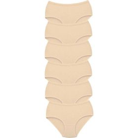 MrtNlu Ten 2XL 6 Adet Tutku Kadın Yüksek Bel Bato Kalın Lastik Külot