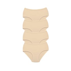 MrtNlu Ten L 4 Adet Tutku Kadın Yüksek Bel Bato Kalın Lastik Külot