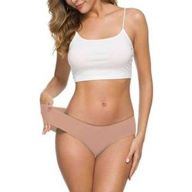 MrtNlu Ten L-XL 3 Adet Kadın Dikişsiz Lazer Kesim Esnek İz yapmayan Külot