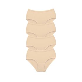 MrtNlu Ten M 4 Adet Tutku Kadın Yüksek Bel Bato Kalın Lastik Külot