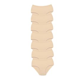 MrtNlu Tutku Ten L 7 Adet Kadın Yüksek Bel Bato Kalın Lastik Külot