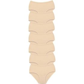 MrtNlu Tutku Ten L 7 Adet Kadın Yüksek Bel Bato Kalın Lastik Külot