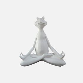 Msa Polyester Yogacı Kurbağa Obje