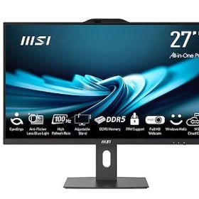 MSI 14M-841XEU Pro AP272P 27 FHD 16:9 1920x1080 i3-14100 8GB DDR5 RAM 256GB SSD FreeDOS Siyah All-in-One PC
