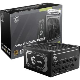 MSI A1000GL 1000 W 80+ Gold MAG PCIE 5.1 Tam Modüler Power Supply