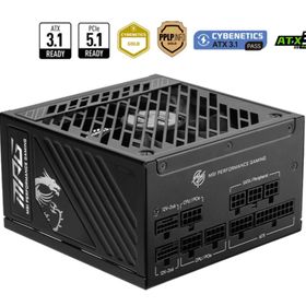 MSI A1000GS MPG 1000W 80+ Gold 13.5 cm Fan Güç Kaynağı