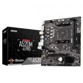 Msi A520M Pro Amd A520 Soket Am4 Ddr4 4600 Mhz Oc M2 Anakart