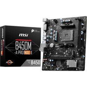 MSI B450M-A Pro Max II AMD AM4 DDR4 Micro ATX Anakart
