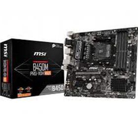 MSI B450M PRO-VDH MAX AM4 DDR4 3866 4xDIMM DVI HDMI VGA GLAN M.2 USB3.2 mATX Anakart