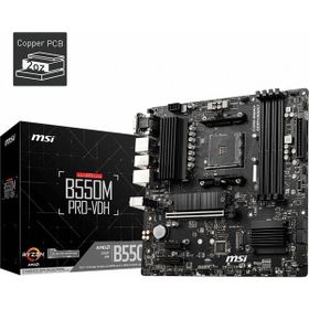 MSI B550M PRO-VDH AMD AM4 DDR4 Micro ATX Anakart