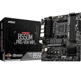 MSI B550M PRO-VDH Wi-Fi AM4 DDR4 4400Mhz HDMI DVG VGA  M.2 USB3.2 WIFI MATX Anakart
