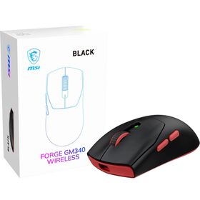 MSI Forge GM340 Wireless Black Siyah Şarjlı Optik Kablolu/Kablosuz Gaming Mouse
