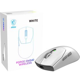 MSI Forge GM340 Wireless White Beyaz Şarjlı Optik Kablolu/Kablosuz Gaming Mouse