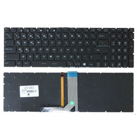 MSI GE72 2QL-414XTR APACHE Notebook Işıklı Siyah Uyumlu Klavye
