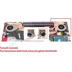 MSI GE72VR 6RF Apache Pro -088XTR Sağ Fan