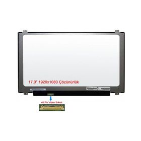 MSI GE73V 8RF-210XTR Slim 40 Pin FHD Notebook LCD Ekran