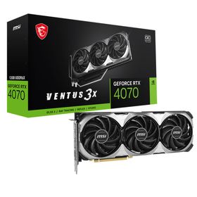 MSI GeForce RTX 4070 Ventus 3X E OC 12GB GDDR6X Ekran Kartı
