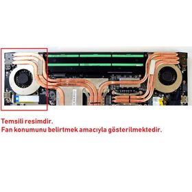 MSI GP62M 7RDX Leopard -2642XTR Sol Fan