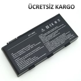 MSI GX660 GX660D GX660DX GX660DXR GX660H GX660R Batarya Pil