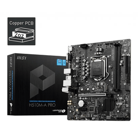 MSI H510M Pro Intel H510 3200 MHz (OC) DDR4 Soket 1200 mATX Anakart