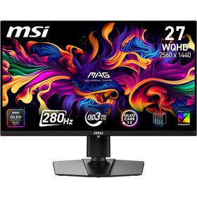 MSI MAG 271QP QD-OLED X28 26.5 inç 280Hz 0.03ms Pivot Oyuncu Monitörü