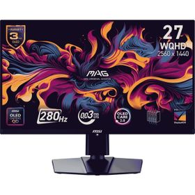 MSI MAG 271QP QD-OLED X28 26.5 inç 280Hz 0.03ms Pivot Oyuncu Monitörü