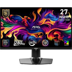 MSI MAG 271QP QD-OLED X28 26.5 inç 280Hz 0.03ms Pivot Oyuncu Monitörü