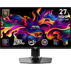 MSI MAG 271QP QD-OLED X28 26.5 inç 280Hz 0.03ms Pivot Oyuncu Monitörü