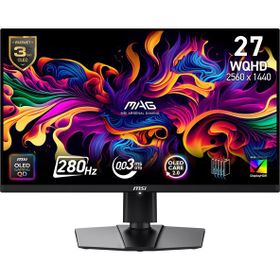 MSI MAG 271QP QD-OLED X28 26.5 inç 280Hz 0.03ms Pivot Oyuncu Monitörü