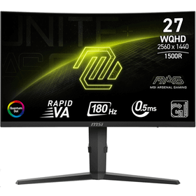 MSI MAG 275CQRF QD E2 27 inç 180Hz 0.5ms Curve FreeSync Oyuncu Monitörü