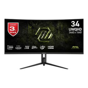 MSI MAG 342CQRF E20 34 inç 200 Hz 1 ms UWQHD Rapid VA Curved Gaming Monitör