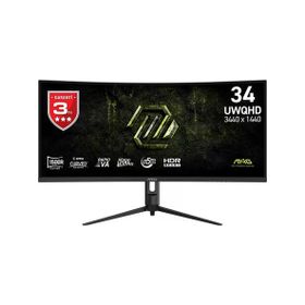 MSI MAG 342CQRF E20 34 inç 200 Hz 1 ms UWQHD Rapid VA Curved Gaming Monitör