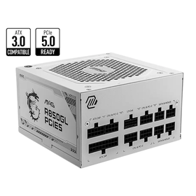 MSI MAG A850GL White 850W 80 Plus Gold 120 mm Power Supply