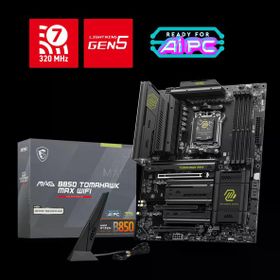 MSI MAG B850 Tomahawk Max Wi-Fi AMD AM5 DDR5 8400MHz OC HDMI 4xM.2 USB 10GB/s 5G LAN Wi-Fi 7 ATX Anakart