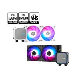 MSI MAG Coreliquid A13 240 ARGB 240 mm AM5 1851P Beyaz İşlemci Sıvı Soğutucu