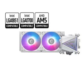 MSI MAG Coreliquid I240 ARGB 240 mm AM5 1851P Beyaz İşlemci Sıvı Soğutucu