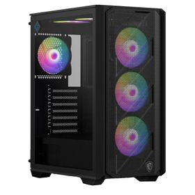 MSI MAG FORGE 140A B65 650 W 80+ Bronze Tempered Glass Auto RGB Siyah ATX Bilgisayar Kasası