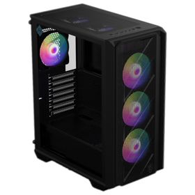 MSI MAG FORGE 140A B65 650 W 80+ Bronze Tempered Glass Auto RGB Siyah ATX Bilgisayar Kasası