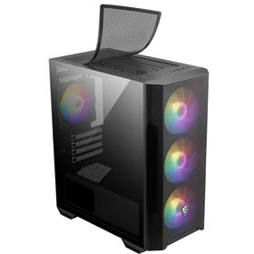 MSI MAG Forge M100R USB 3.2 4x12 cm ARGB Fan Pencereli mATX Siyah Kasa