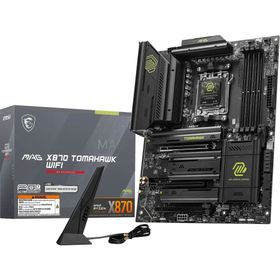 MSI MAG X870 Tomahawk Wifi AM5 DDR5 8400 USB4 4xM.2 HDMI 5 GHz LAN Wifi7 RGB ATX Anakart