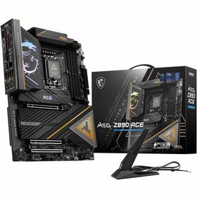 MSI Meg Z890 Ace Soket 1851 DDR5 9200 USB 20 Gbps 5xM.2 2xTB4 HDMI Display 10 GBIT LAN Wifi 7 ATX Anakart