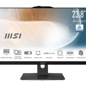 MSI Modern AM242P 12M-808XEU 23.8 FHD 16:9 1920x1080 i5-1235U 8GB RAM DDR4 1TB SSD FreeDOS Siyah All-in-One PC