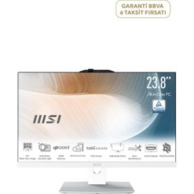 MSI Modern AM242P 1M-2288NEU Core 7 150U 16GB RAM 512GB SSD FreeDOS 23.8 inç All in One PC