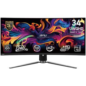 MSI MPG 341CQPX QD-OLED 34 inç 240Hz 0.03ms Curved Oyuncu Monitörü
