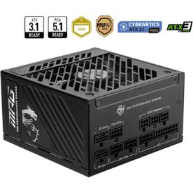 MSI Mpg A1000GS PCIE5 1000W 80+ Altın Modüler Güç Kaynağı