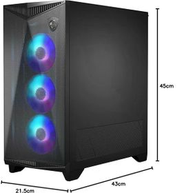 MSI MPG Gungnir 300R Airflow ARGB Fanlı E-ATX Gaming Bilgisayar Kasası