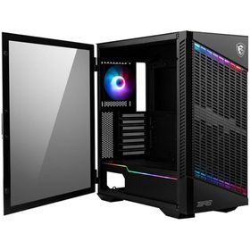 MSI Mpg Velox 100P Airflow Siyah Temperli Cam RGB ATX Bilgisayar Kasası