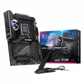 MSI Mpg Z890 Carbon Wifi Soket 1851 DDR5 9200 USB 20 Gbps 5xM2 2xTB4 HDMI 1x5 GBIT 2.5 LAN Wifi 7 ATX Anakart