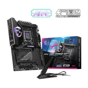 MSI Mpg Z890 Carbon Wifi Soket 1851 DDR5 9200 USB 20 Gbps 5xM2 2xTB4 HDMI 1x5 GBIT 2.5 LAN Wifi 7 ATX Anakart