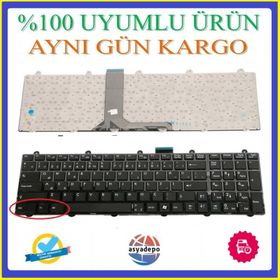 MSI MS-1756 MS-1757 MS-1758 MS-1759 Notebook Uyumlu Klavye
